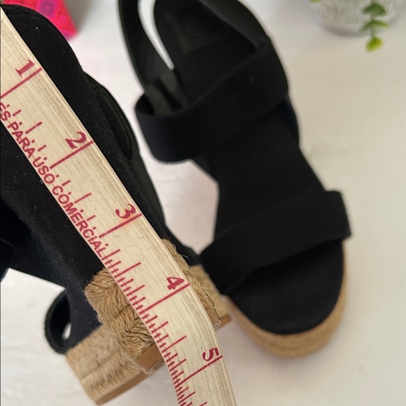 Tory Burch Black Espadrille Wedges - Picture 10 of 15